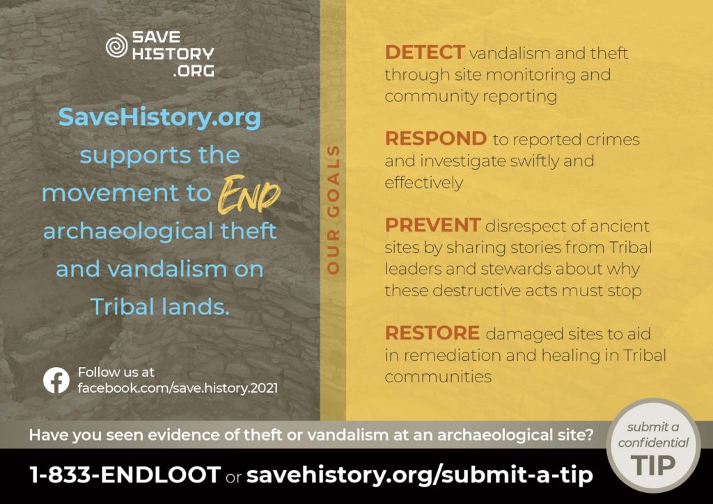 Save History Postcard Back